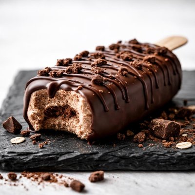 Vegan triple chocolate oatmilk ice cream bar