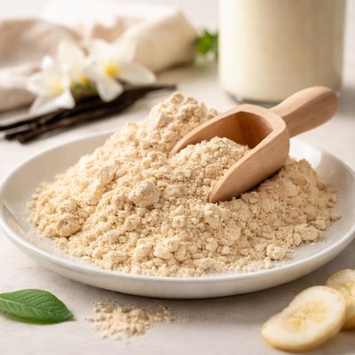 Vegan vanilla protein powder
