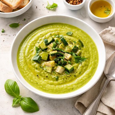 Vegan zucchini soup