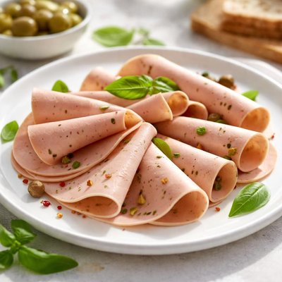 Vegane mortadella