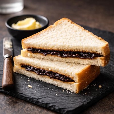 Vegemite sandwhich with white bread