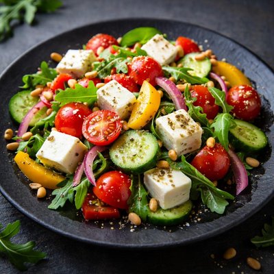 Vegetable and cheese salad