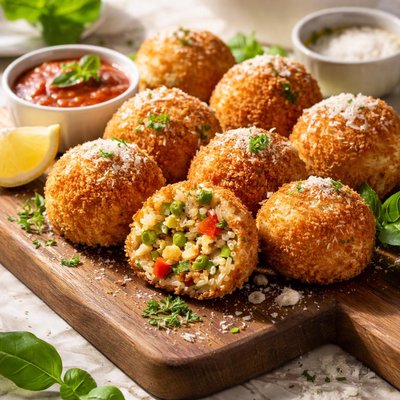 Vegetable arancini