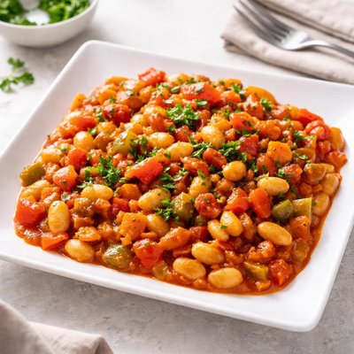 Vegetable baked beans