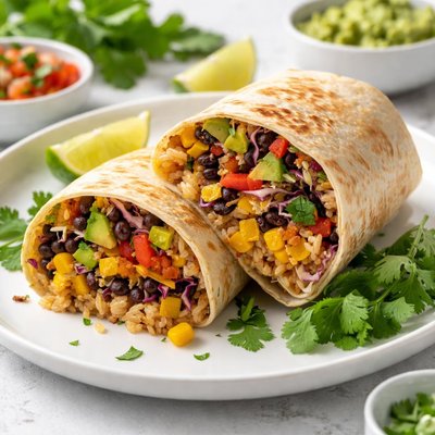Vegetable burrito