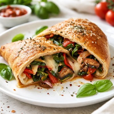 Vegetable calzone