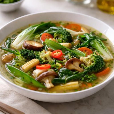 Vegetable cantonese broth