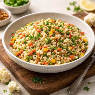 Vegetable cauliflower rice