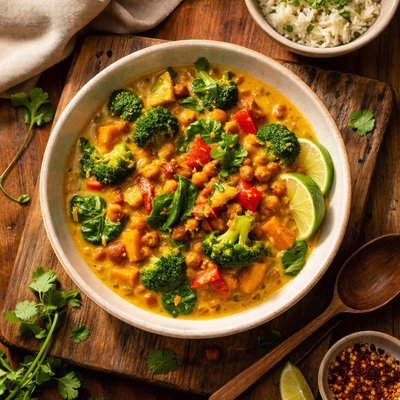 Vegetable coconut curry