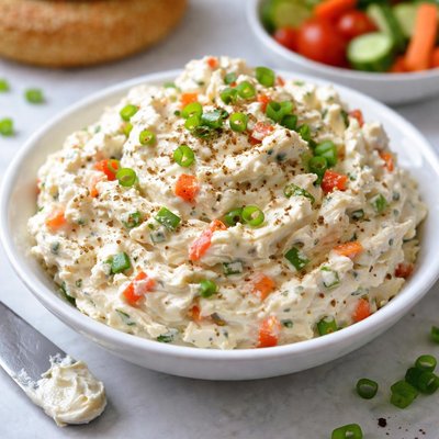 Vegetable cream cheese