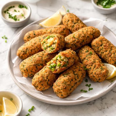 Vegetable croquettes