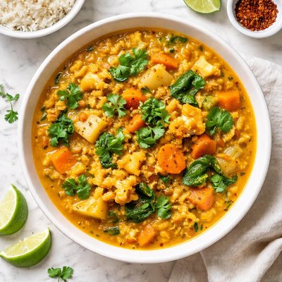 Vegetable dal curry