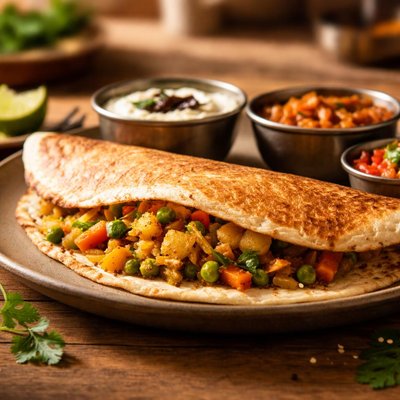 Vegetable dosa