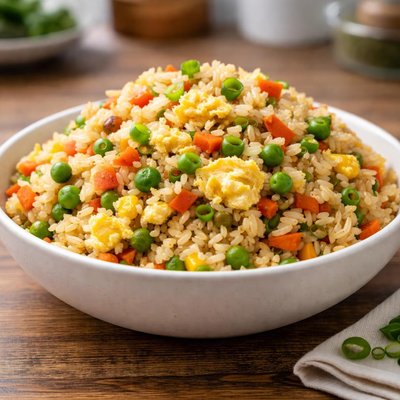 Vegetable egg fried rice