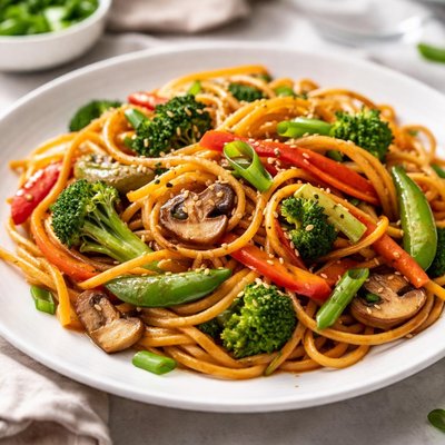 Vegetable lo mein