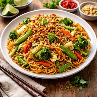 Vegetable mie goreng