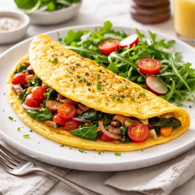 Vegetable omelet