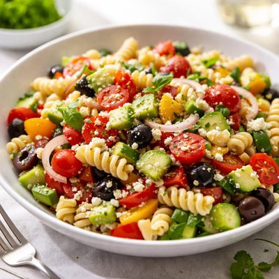 Vegetable pasta salad