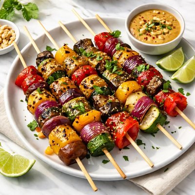 Vegetable satay