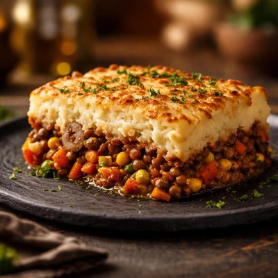 Vegetable shepherds pie