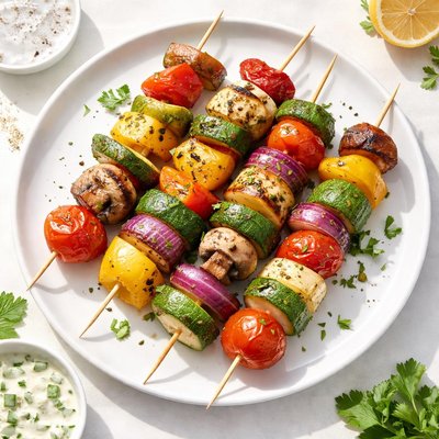 Vegetable skewers