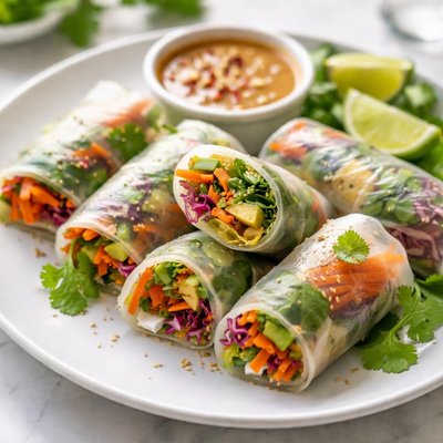 Vegetable spring rolls