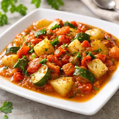 Vegetable stew with potatoes