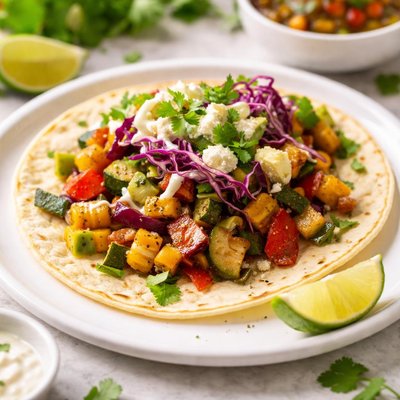 Vegetable taco
