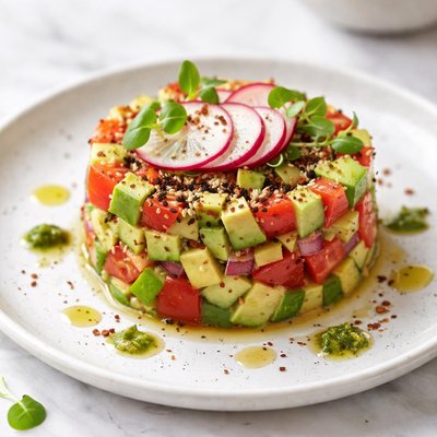 Vegetable tartare