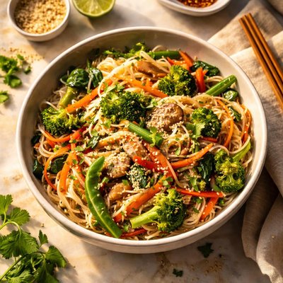 Vegetable with vermicelli