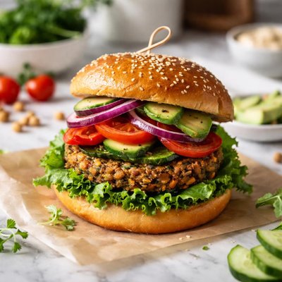 Vegetables burger
