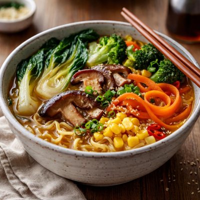 Vegetables miso ramen