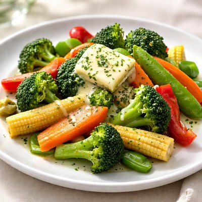 Vegetables with butter