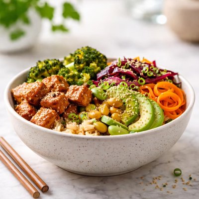 Vegetarian asia bowl