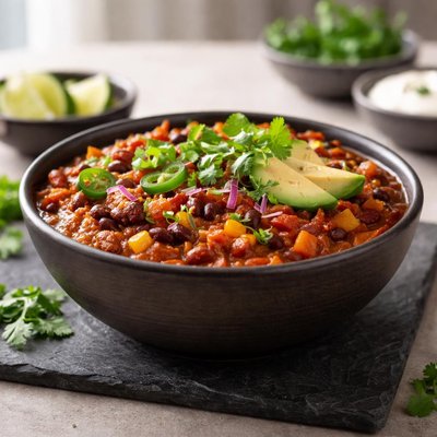 Vegetarian bean chili
