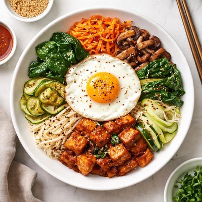 Vegetarian bibimbap