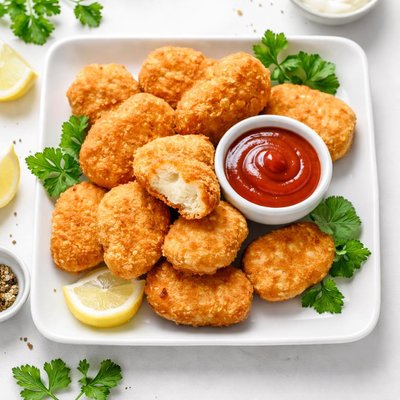 Vegetarian chicken nuggets