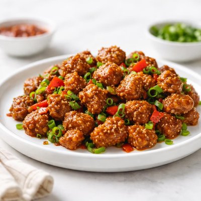 Vegetarian crispy soya