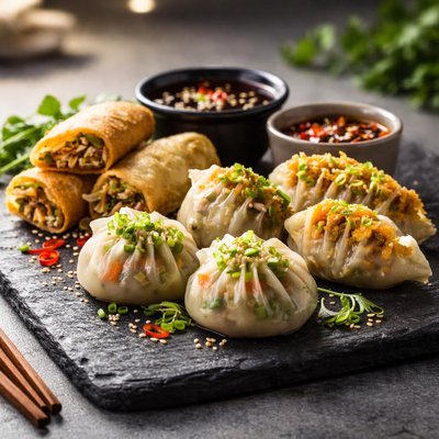 Vegetarian dim sum