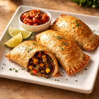 Vegetarian empanada