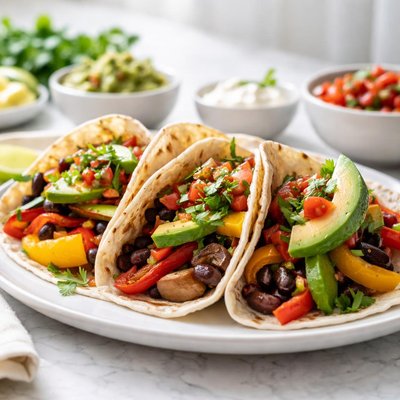 Vegetarian fajitas