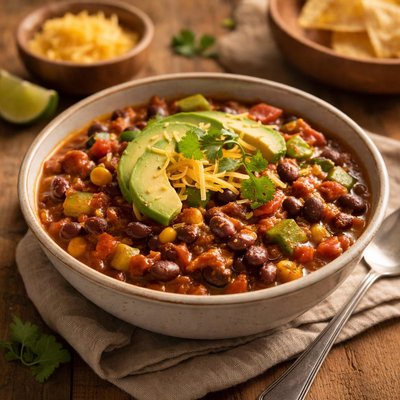 Vegetarian home-made chili