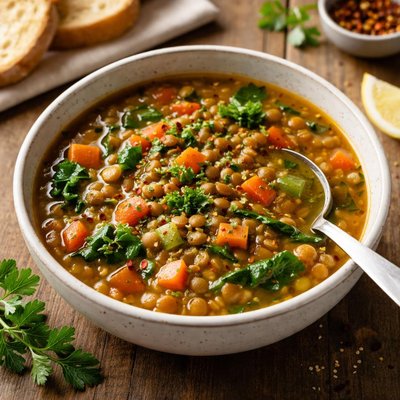 Vegetarian lintel soup