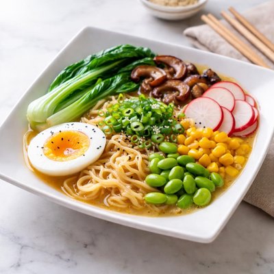 Vegetarian miso ramen