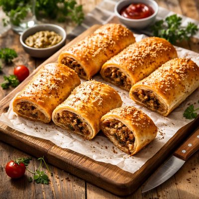 Vegetarian sausage roll
