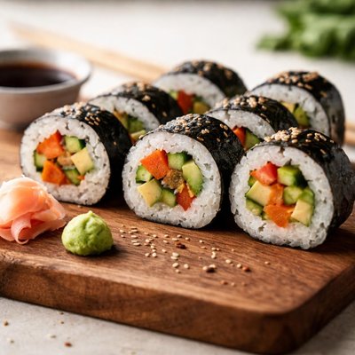 Vegetarian sushi