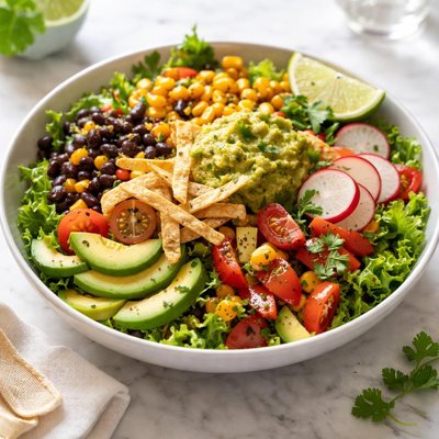 Vegetarian taco salad