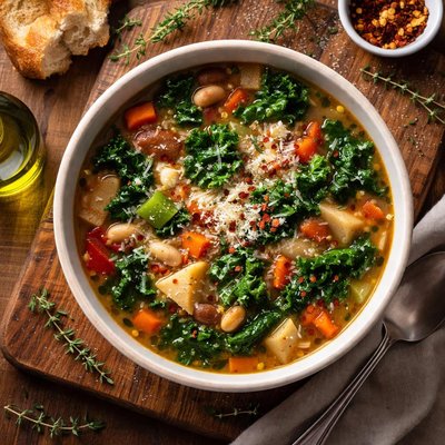 Vegetarian tuscan soup