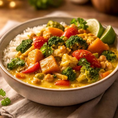 Vegetarian yellow curry