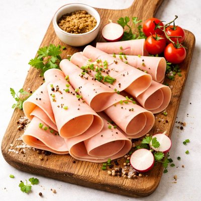 Vegetarischer schinkenspicker